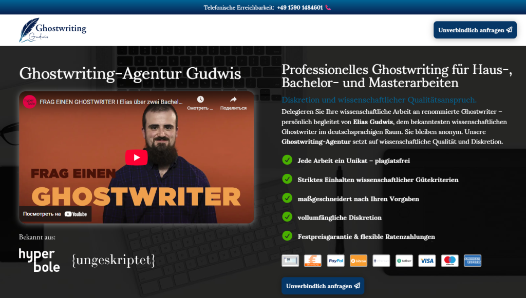 Ghostwriting Gudwis