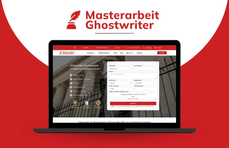 Masterarbeit Ghostwriter